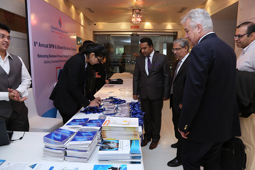 Registration at the 6th Annual BPM & Shared Services Conclave – 2016