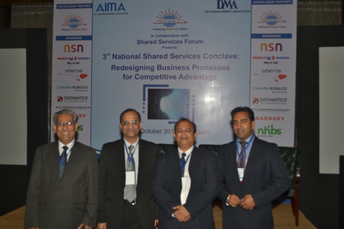 3rd National Shared Services Conclave on 25th Oct 2013 at New Delhi - Gallery