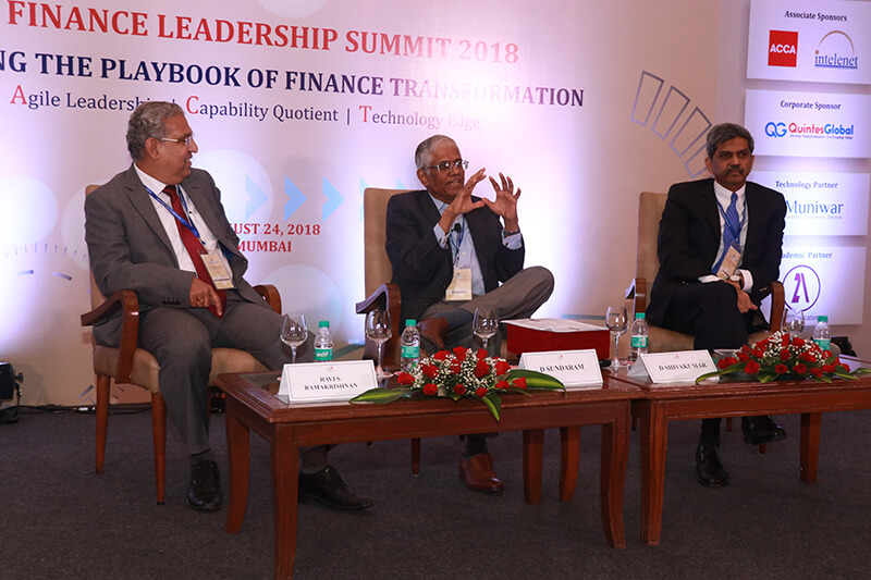 Special Address By Guest Of Honor, Mr D Sundaram at the 2nd Finance Leadership Summit 2018 in Mumbai